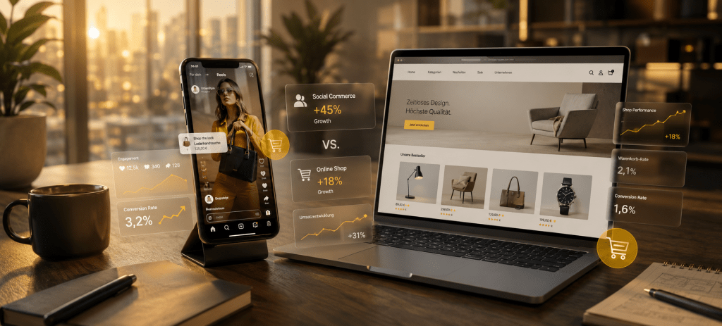 Social Commerce vs. Onlineshop